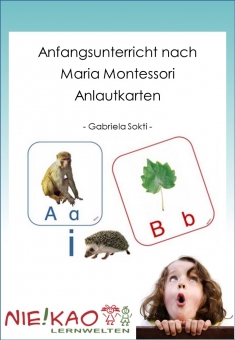Anfangsunterricht nach Maria Montessori - Anlautkarten 