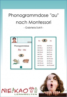Phonogrammdose "au" nach Montessori 
