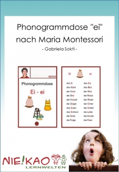Phonogrammdose "ei" nach Maria Montessori 